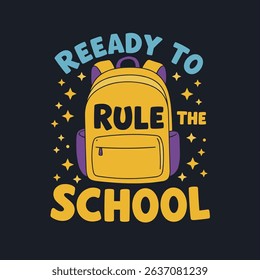 Back to school, Welcome Back to school t shirt and print design, Gift idea for kids scholl students