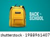 school backpack 3d