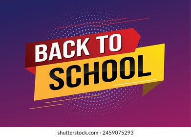 back to school word concept vector illustration with modern 3d style for store big sale landing page template ui web mobile app poster banner flyer background gift card coupon label wallpaper

