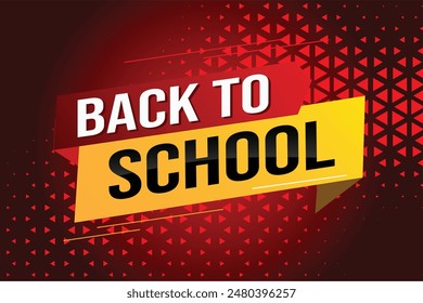 back to school word concept vector illustration with modern 3d style for store big sale landing page template ui web mobile app poster banner flyer background gift card coupon label wallpaper

