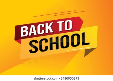 back to school word concept vector illustration with modern 3d style for store big sale landing page template ui web mobile app poster banner flyer background gift card coupon label wallpaper

