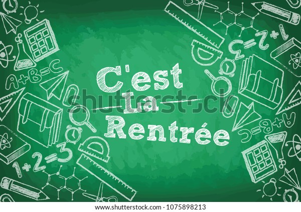 C Est La Rentree Images Stock Photos Vectors Shutterstock