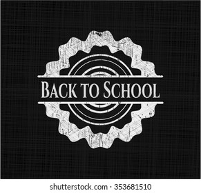 Back to School written on a blackboard