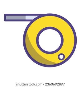 BACK TO SCHOOL YELLOW RIBBON ICON