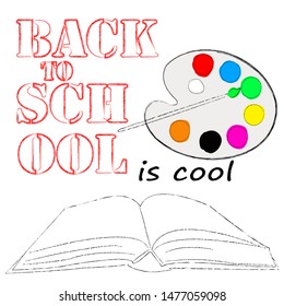 Back to School.Time to school.Education scene with pencils.Learning.