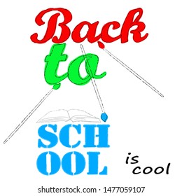 Back to School.Time to school.Education scene with pencils.Learning.