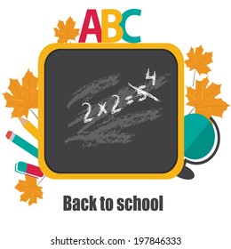 Back to school.Vector