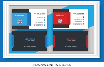 The back side of the corporate business card provides an opportunity to showcase more information about the company, including services, special offers, or a company tagline.