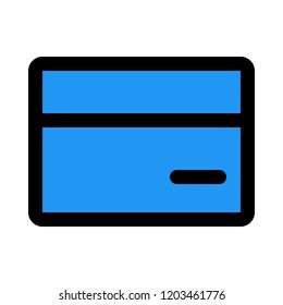 Back side of credit card