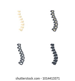 Back spine medicine vector icon