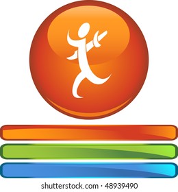 Back Stab web button isolated on a background.