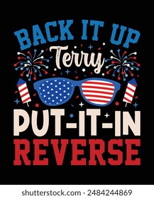 Volver arriba Terry Put It In Reverse 4th of Fireworks Funny es perfecto para cualquiera que lo ame. Este divertido diseño del 4 de julio es genial para cualquier patriota estadounidense. Perfecto American Flag Hombres Regalos y Mujeres