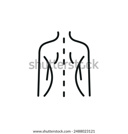 Back treatment icon. Simple back treatment icon for social media, app, and web design. Vector illustration.