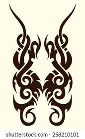 Back Tribal Tattoo