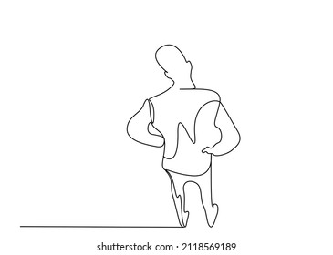 back turned shocked unhappy business person