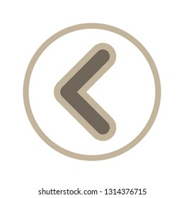 Back Vector Icon
