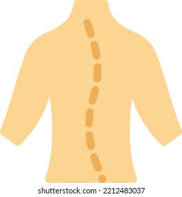 back  Vector illustration on a transparent background. Premium quality symmbols. Line Color vector icons for concept and graphic design. 
