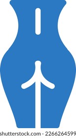 Rückseite Vektorgrafik auf transparentem Hintergrund. Hochwertige Symbole. Glyphen Vektorsymbole für Konzept und Grafikdesign. 
