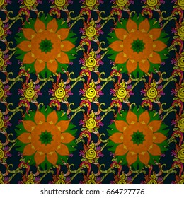Back. Vector oriental ornament frame with decorative colored foil. Design for fashion banner, label, bridal shower or wedding invitation.