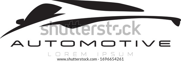 Back\
view automotive outline car sign for your\
projects