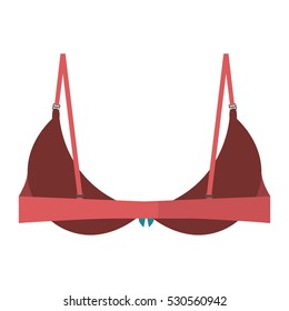 back view brassier design icon with bow