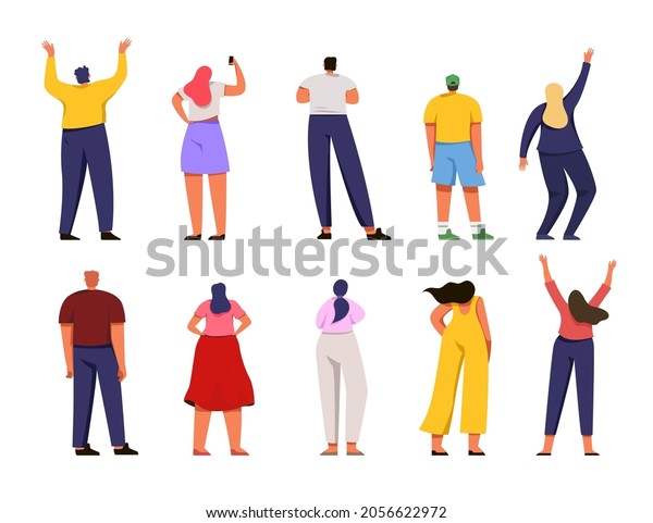 歩く 後ろ姿 のイラスト素材 画像 ベクター画像 Shutterstock