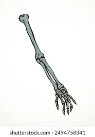 Back view old woman sick torso spine part injury carpal wrist ache hospital surgery care therap scan x ray white logo. Black drawn femal injur thumb medic xray ill elbow ulna pain exam line sketch art