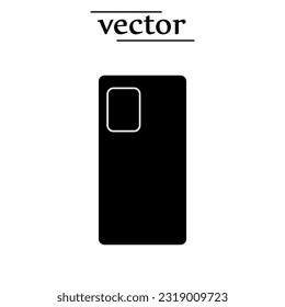 Ver el icono del smartphone aislado en fondo blanco. Símbolo de caso Smartphone en fondo blanco..eps