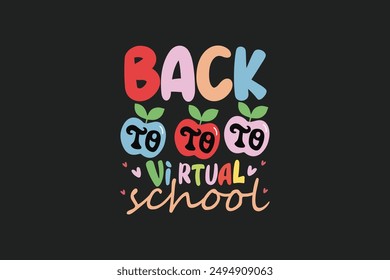 Volver a diseño de camiseta de escuela virtual