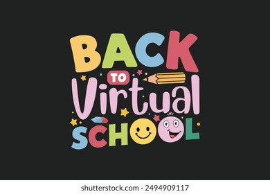 Volver a diseño de camiseta de escuela virtual