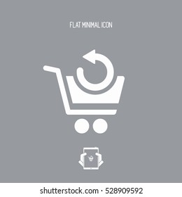 Back web shop icon 