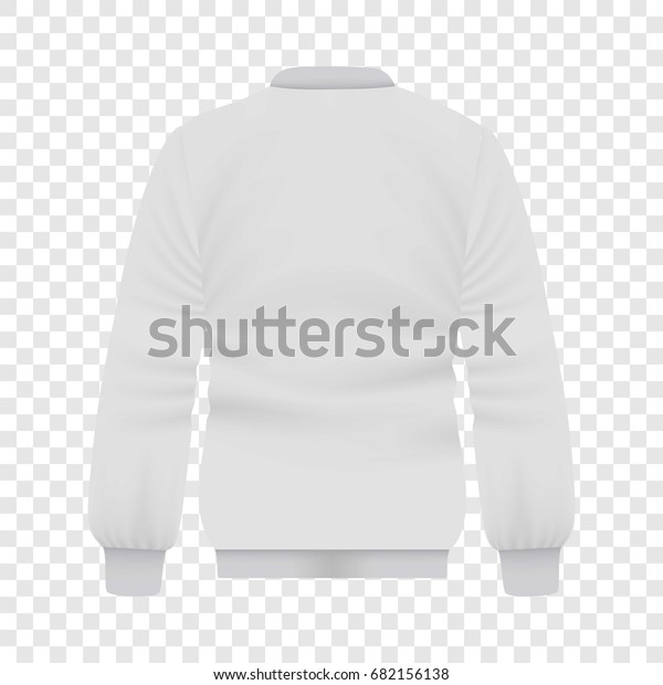 Download Back White Baseball Jacket Mockup Realistic Stock Vector (Royalty Free) 682156138