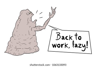 Back to work message