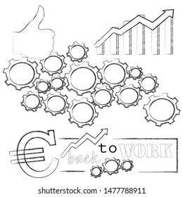 Back to work.
welcome back.Work scene with mechanism.Good Job.Well done.Business.Success.