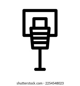 icono de la placa posterior o logotipo símbolo de signo aislado ilustración vectorial - iconos vectoriales de estilo negro de alta calidad
