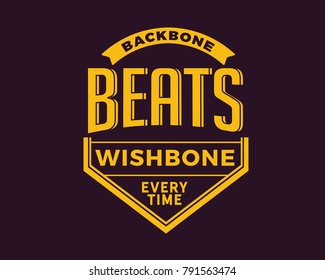 Backbone beats wishbone every time.