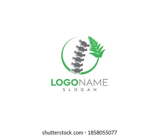 Diseño del logotipo de la columna vertebral. Plantilla de logotipo de espina dorsal humana. Vector de diseño de logotipo de columna. Diseño del logotipo quiropráctico.