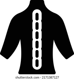 backbone Vector illustration on a transparent background. Premium quality symmbols. Glyphs vector icons for concept and graphic design. 

