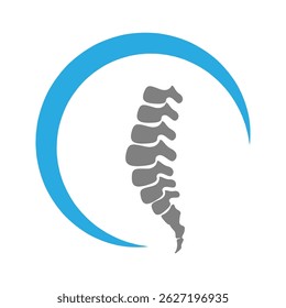 Backbones logo icon design illustration