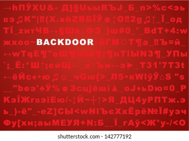 Backdoor Abstract Background