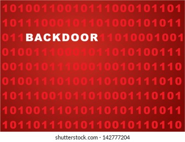 Backdoor Abstract Background