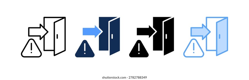 Backdoor Access Icon Multiple Style