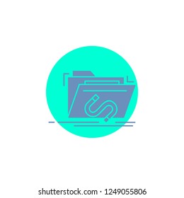 Backdoor, exploit, file, internet, software Glyph Icon.