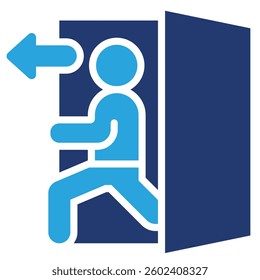 Backdoor Icon Element For Design