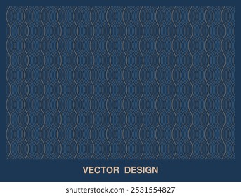 plano de fundo cor de fundo decoração decoração elemento de design padrão geométrico forma de onda sem costura vetor de textura