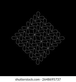 arrière-plan, coloré, rétro, harmonieux, tissu, collection, élément, cadre, papier, dessin, beau, branché, moderne, motif, ligne, vintage, marguerite, pétales, camomille, blanc, illustration, arrière-plan, f