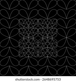 arrière-plan, coloré, rétro, harmonieux, tissu, collection, élément, cadre, papier, dessin, beau, branché, moderne, motif, ligne, vintage, marguerite, pétales, camomille, blanc, illustration, arrière-plan, f