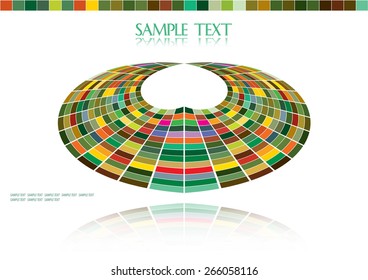 Backdrop design, or Colorful background mosaic pattern design or presentation template or cover design.