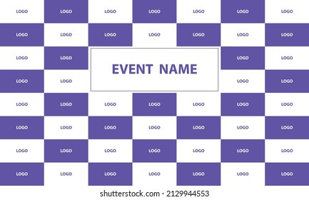 backdrop design for medical event in white and purple