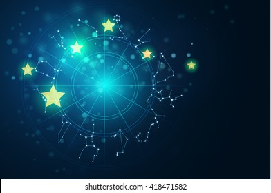 Backdrop design of sacred symbols, signs, geometry and designs to provide supporting element for illustrations on astrology, alchemy, magic, witchcraft and fortune telling

